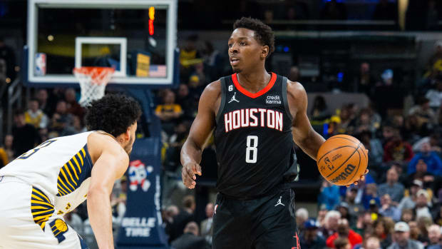 Rockets forward Jae'Sean Tate. Mandatory Credit: Trevor Ruszkowski-USA TODAY Sports